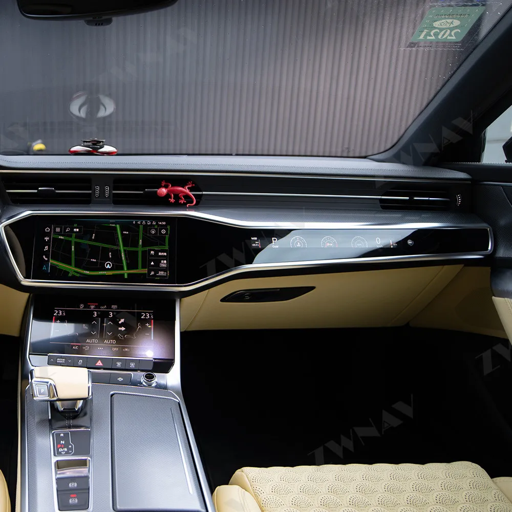 ЖК дисплей ZWNAV на Android для приборной панели автомобиля Audi A6 A4 A4L S4 RS4 A5 S5 RS5 Q7 2015 2020