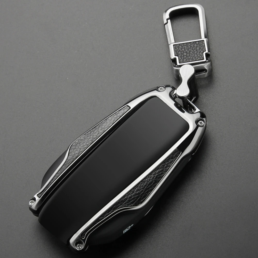 Чехол для автомобильных ключей из цинкового сплава светодиодный ным дисплеем BMW 5