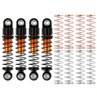 4pcs rc car metal shock absorber for 124 axial scx24 90081 rc crawler car high quality replacement accessories