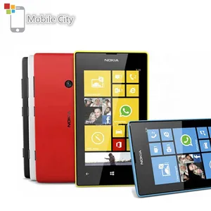 used nokia lumia 520 cell phone dual core 3g wifi 4 0 inches 5mp 8gb refurbished unlocked mobile phone free global shipping