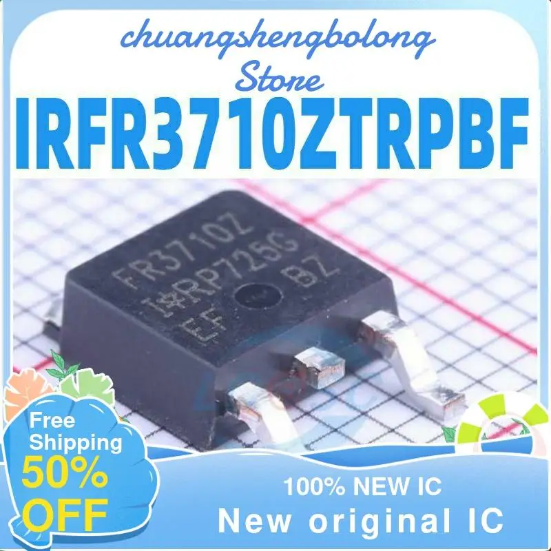 

10-200 шт., IRFR3710Z IRFR3710ZTRPBF TO-252-3 100 в/42 а, новый оригинальный IC