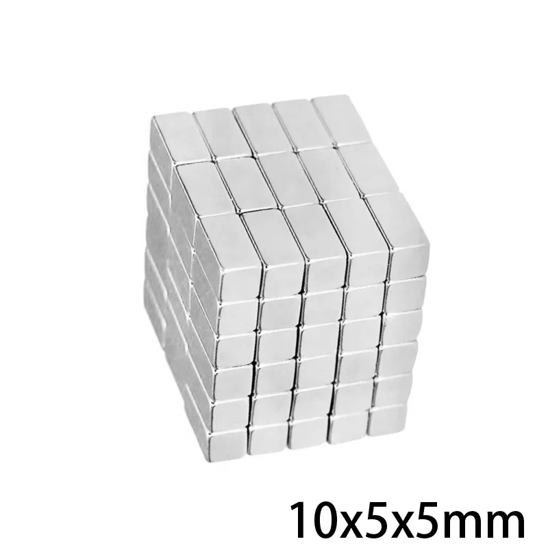 20/50/100/200/500 шт. 10x5x5 блок супер мощные магниты 10x5 мм лист постоянных магнитов