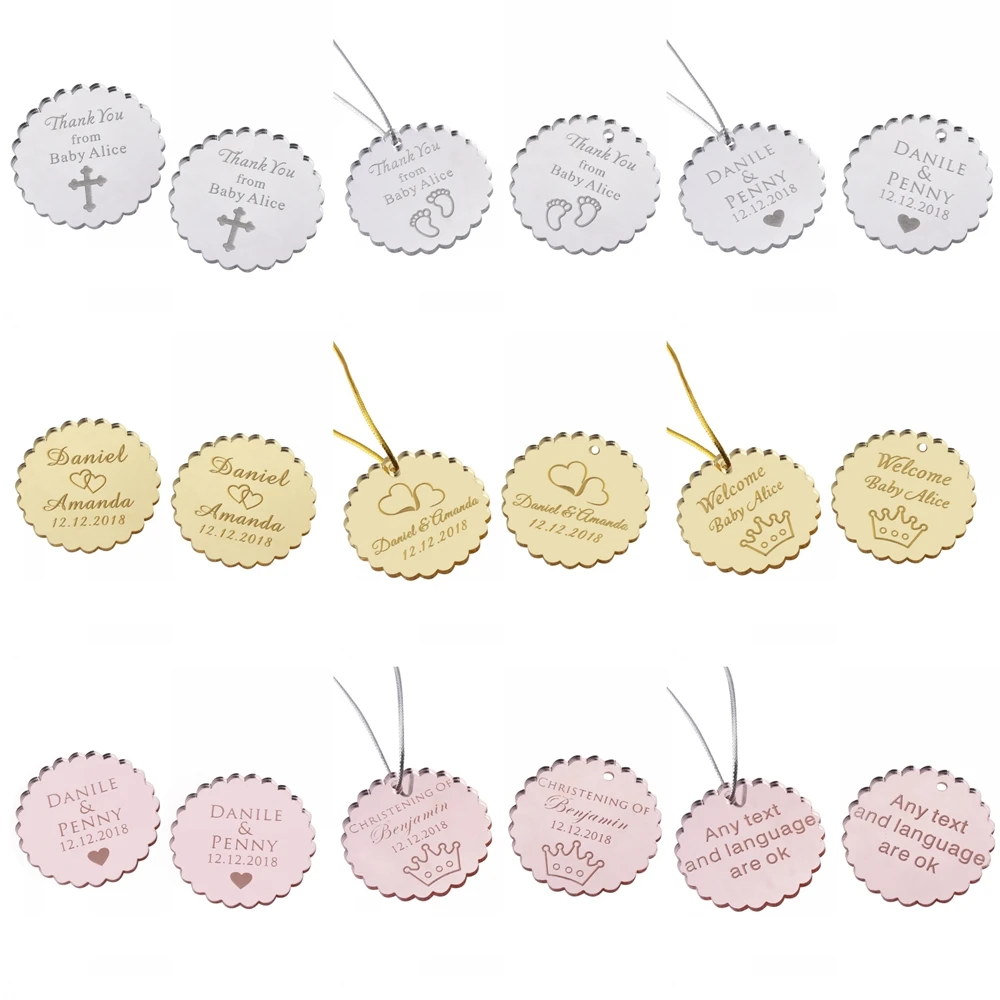 Искусственная акриловая волна круглая Свадебная настольная вечевечерние с