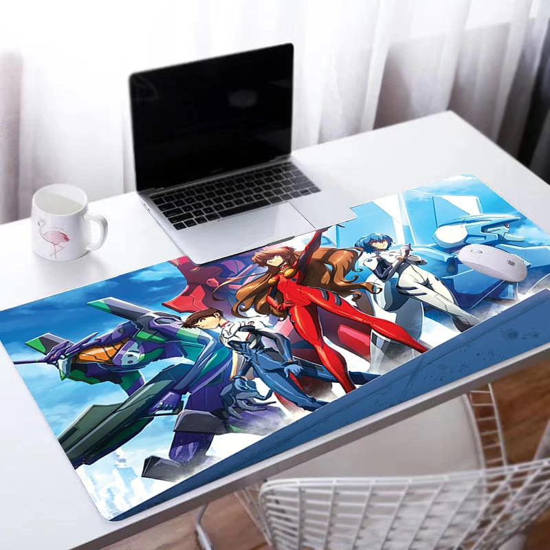 

Evangelion Mouse pad 800x300 Fury Professional E-sports gamers speed mini pc Gaming Rubber keyboard notbook desk mat mousepad