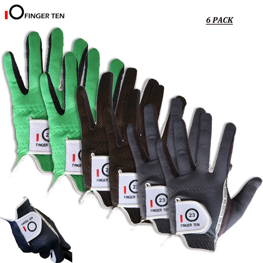 Перчатки для гольфа мужские мягкие дышащие перчатки от дождя любой погоды с