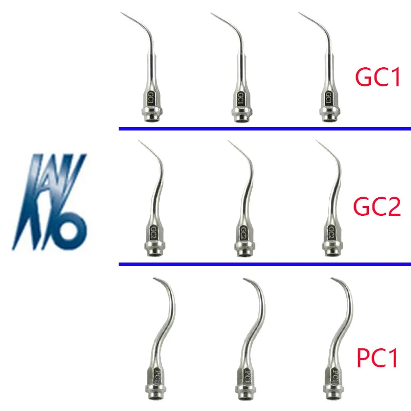 

3 pieces/lot Dental Scaler Tips GC1, GC2, PC1 for KAVO