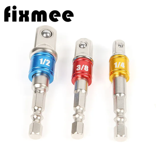 Набор ударных насадок для дрели 3 шт./компл. с шестигранным хвостовиком на 1/4 дюйма