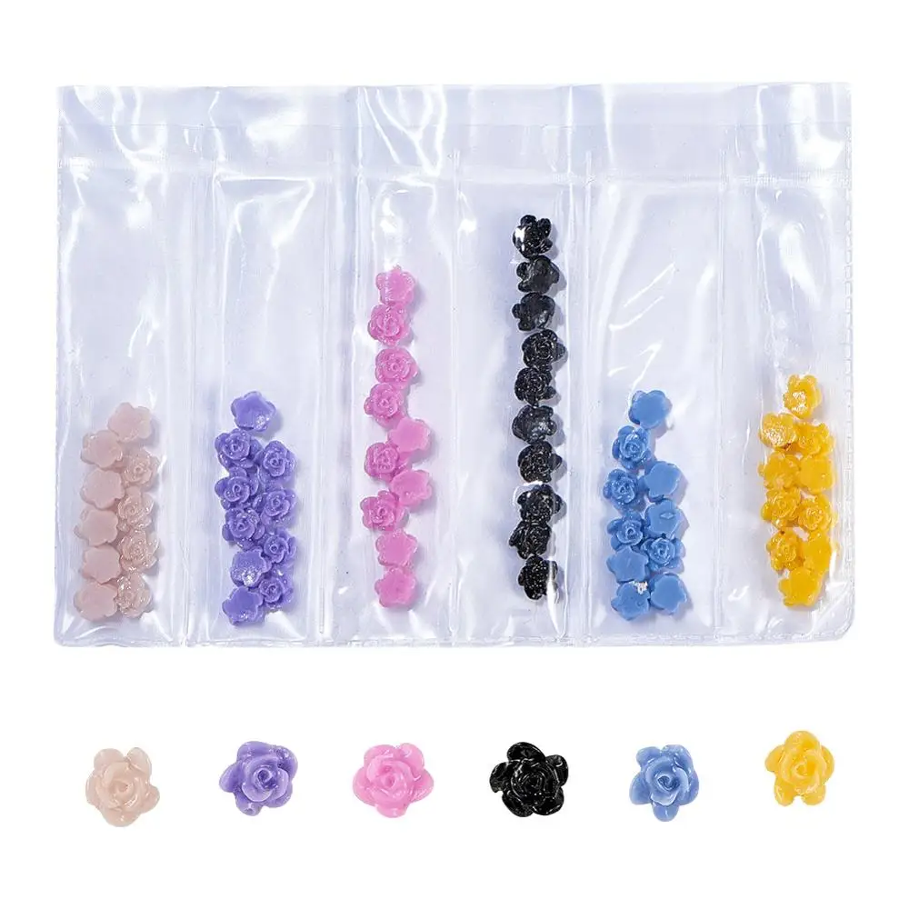 6 пакетов/набор разноцветные акриловые украшения для ногтей|Стразы и украшения| |