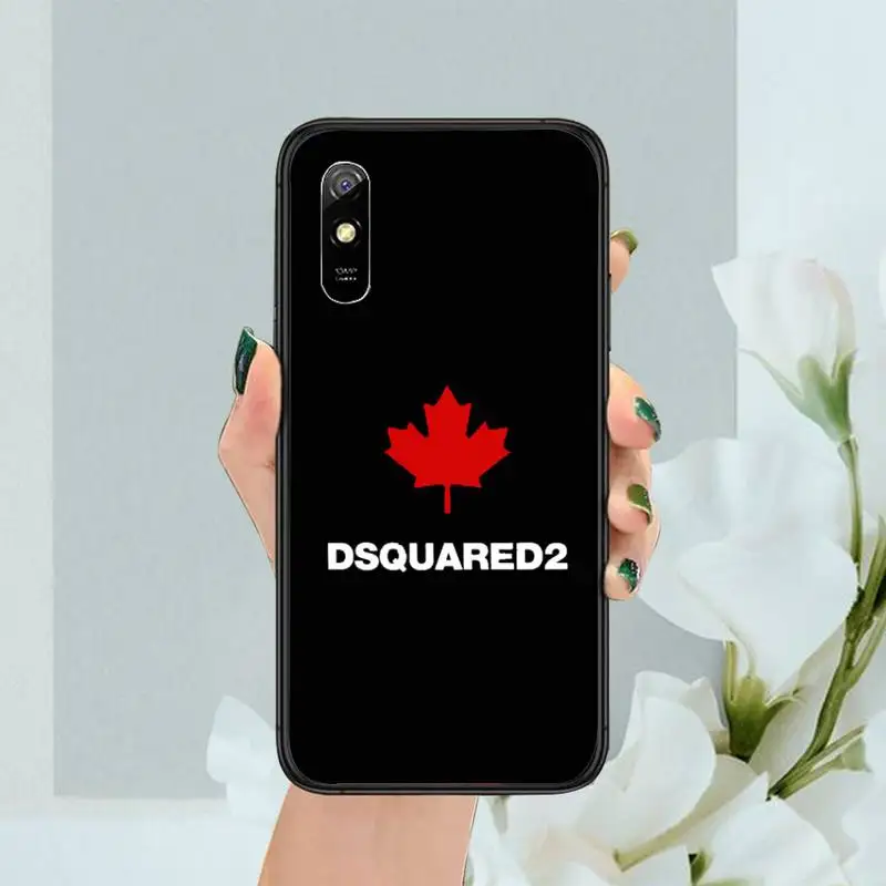 

Italian luxury brand DSQUARED2 Phone Case For Xiaomi Redmi note6 8 9 pro 7a 8T 9S K20 4X