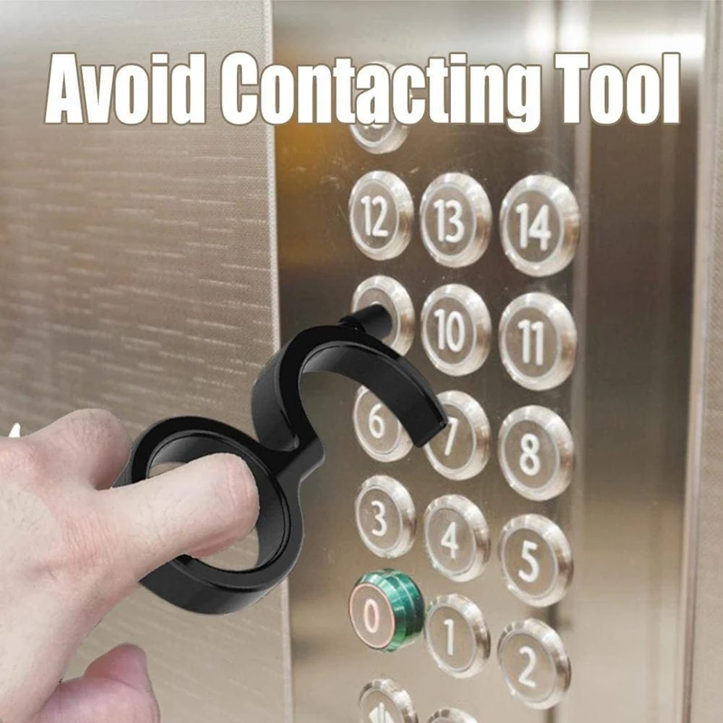 4 шт. инструмент для открывания дверей без нажатия кнопка лифта бесконтактная