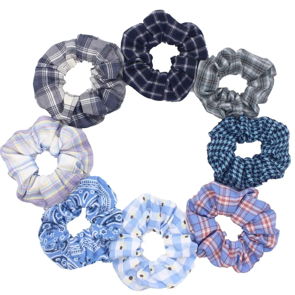 

4PCS Chiffon Scrunchies For Women Elastic Hair Bands Accesdori Per Capelli Opaska Zlota Wlosy Girls Hair Accessoreis NEW 2021