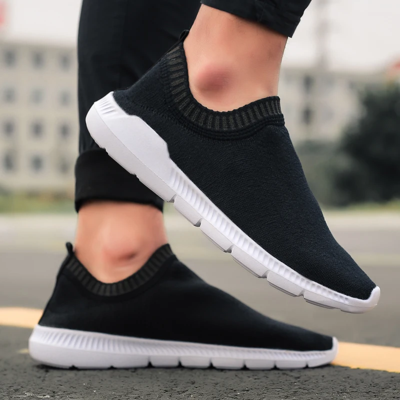 Осенняя обувь мужские уличные дышащие кроссовки Повседневная Мужская без