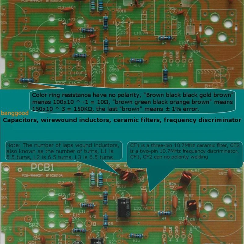 DIY FM Radio Kit Electronic Learning Assemble Suite Parts for Beginner Study School Teaching Broadcast Set | Электроника