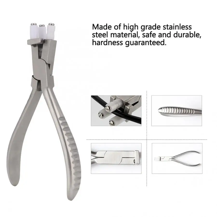 Тройные очки из нержавеющей стали плоскогубцы Регулировка кривизны линз высокая