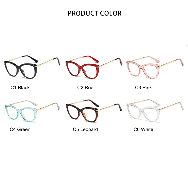 

ROYAL GIRL TR90 Eyeglasses Frame Women Flat Mirror Metal Spring Leg Spectacle Frame Crystal Multi Section Glasses ss225