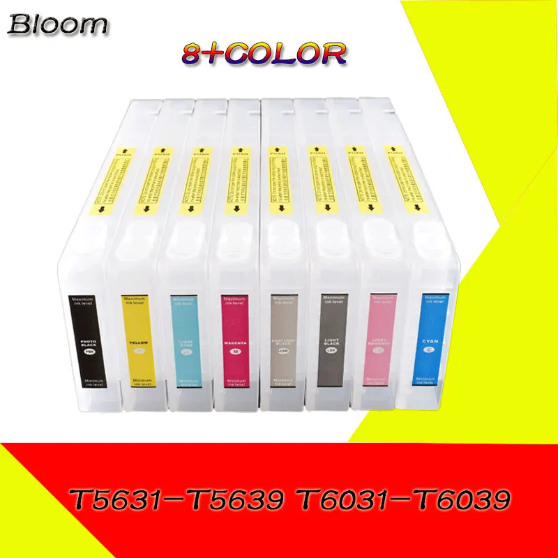 Перезаправляемый картридж+ обломок Resetter для Epson Stylus Pro 7800 9800 7880 9880 принтер T5631-T5639 T6031-T6039 чернильный картридж