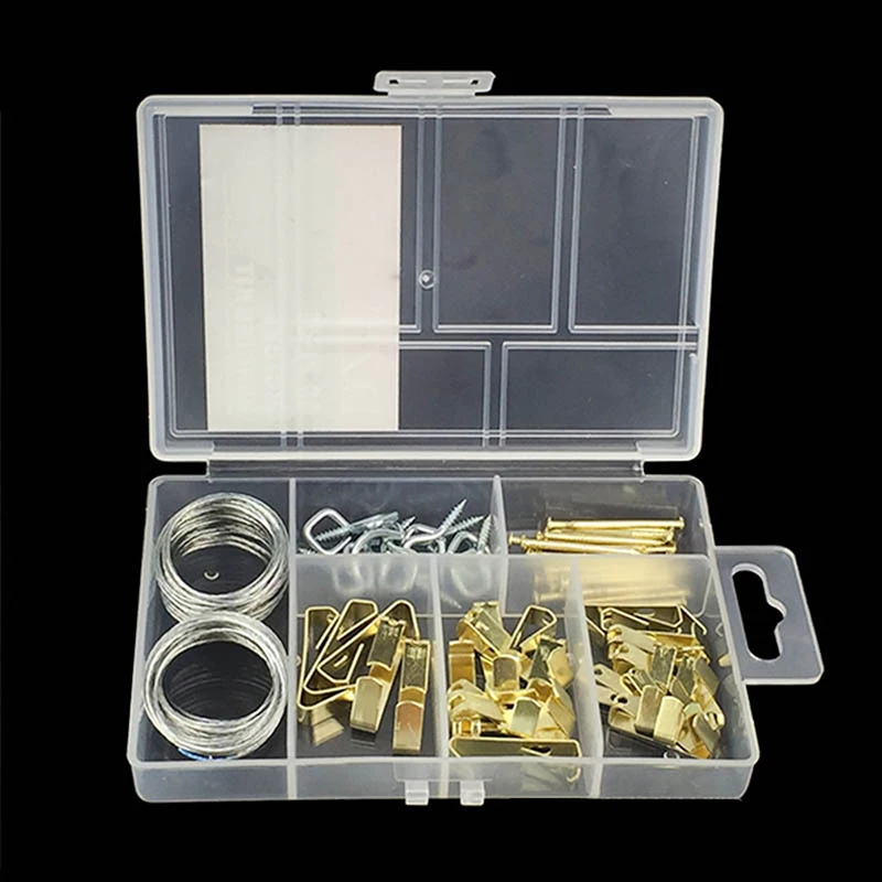 200 шт. фото рамка для фотографий оборудование висящим комплектом Ассортимент