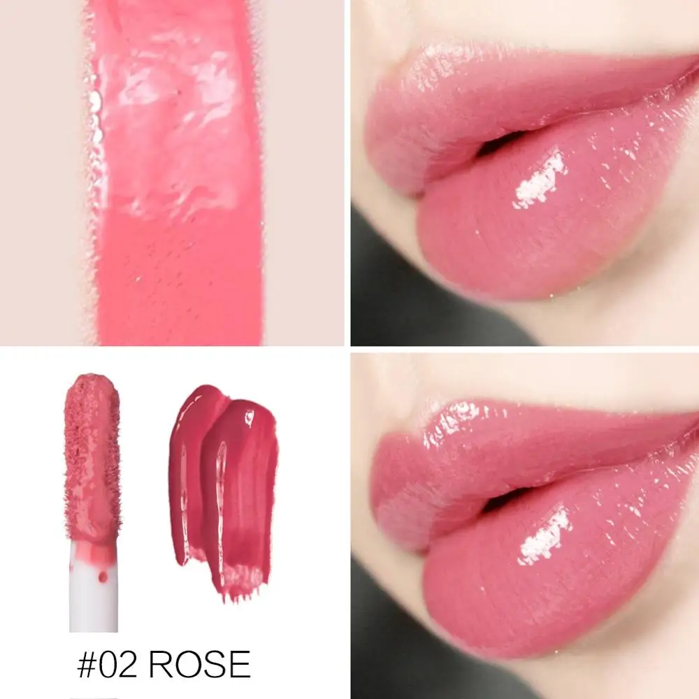 02 Rose SACE LADY блеск для губ Лак для макияжа красота блеск для губ Макияж Гладкий мерцающий блеск для губ сексуальный увлажняющий брендовый косметический - Цвет: 02 Rose