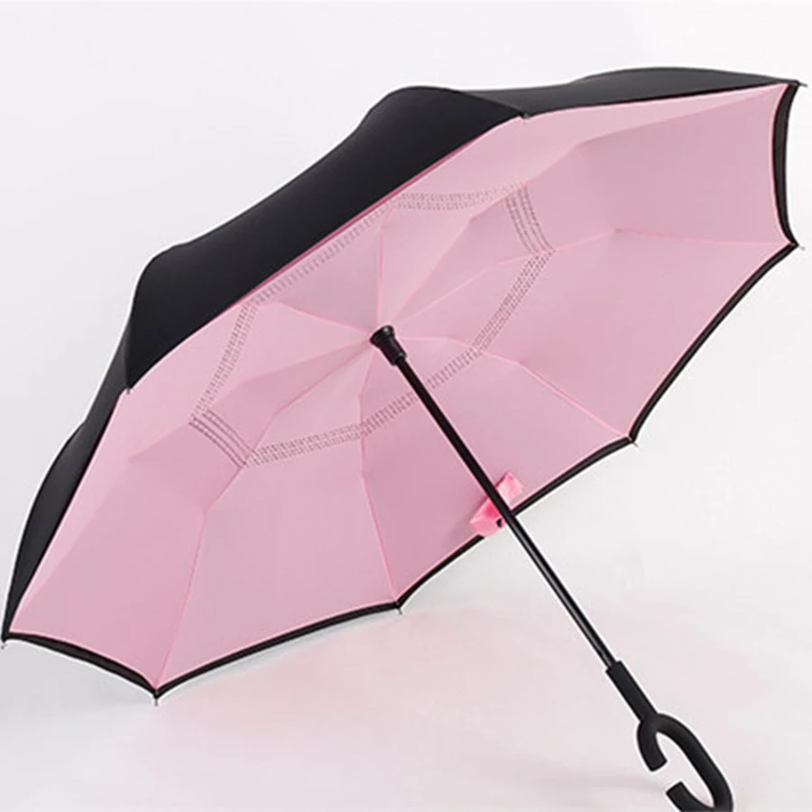 Woman Small Fresh Folding Umbrella Long Handle Clear Umbrellas Flower Zont Colorful Regenschirm Wedding Parasol 5U | Дом и сад