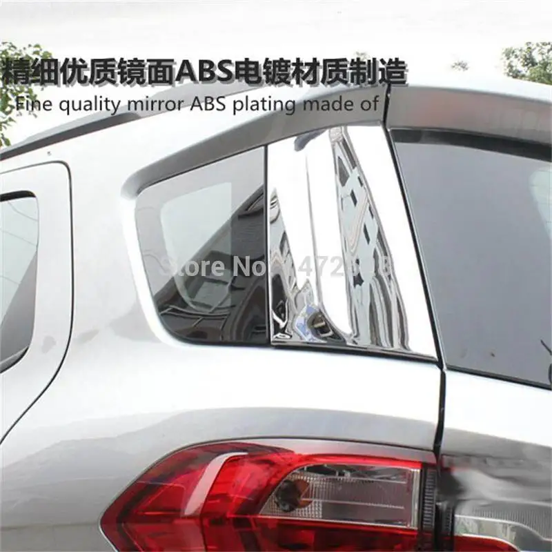 Tonlinker 2 шт. DIY Автомобильный Стайлинг Новый ABS хромированный задний окно