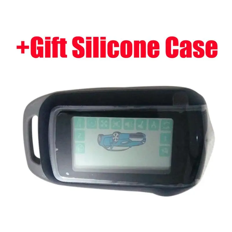 Брелок дистанционного управления A94 с ЖК дисплеем + силиконовый чехол для ключа в