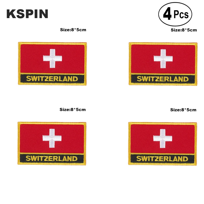 Того Shiled форма флаг нашивки с национальным флагом для одежды DIY украшения PT0051