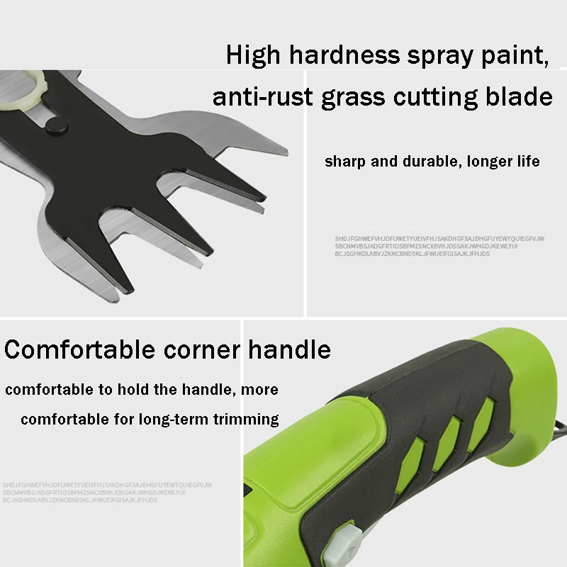 

Greenworks Electric Mini Trimmer Cordless Hedge and Grass Trimmer 7.2V Lithium Battery 2 in 1 Shrub Grass Trimmer Garden Tools