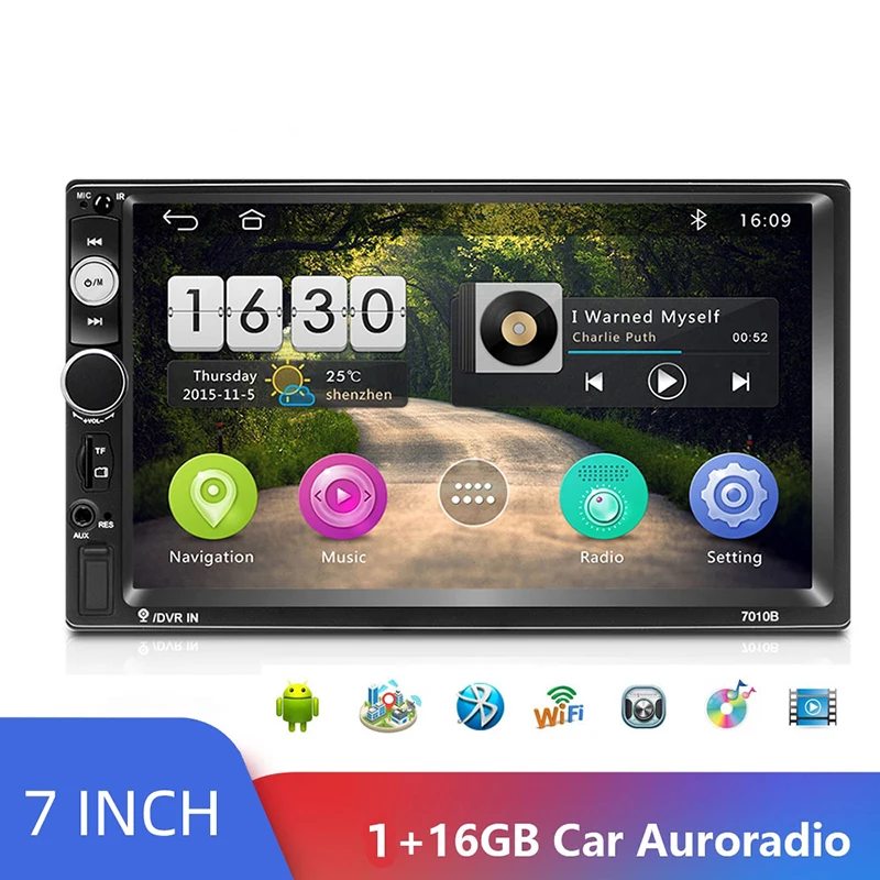 Автомагнитола 2 Din на Android мультимедийный плеер с сенсорным экраном 7 дюймов MP5