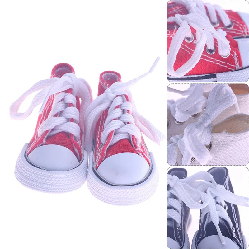 Аксессуары для кукол Модная Джинсовая парусиновая мини-игрушка обувь куклы