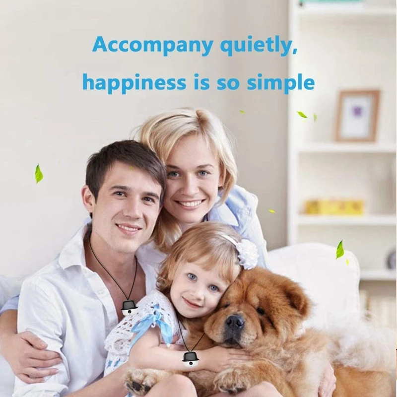 

2Pack Wearable Air Purifier Mini Negative Ion Generator Necklace USB