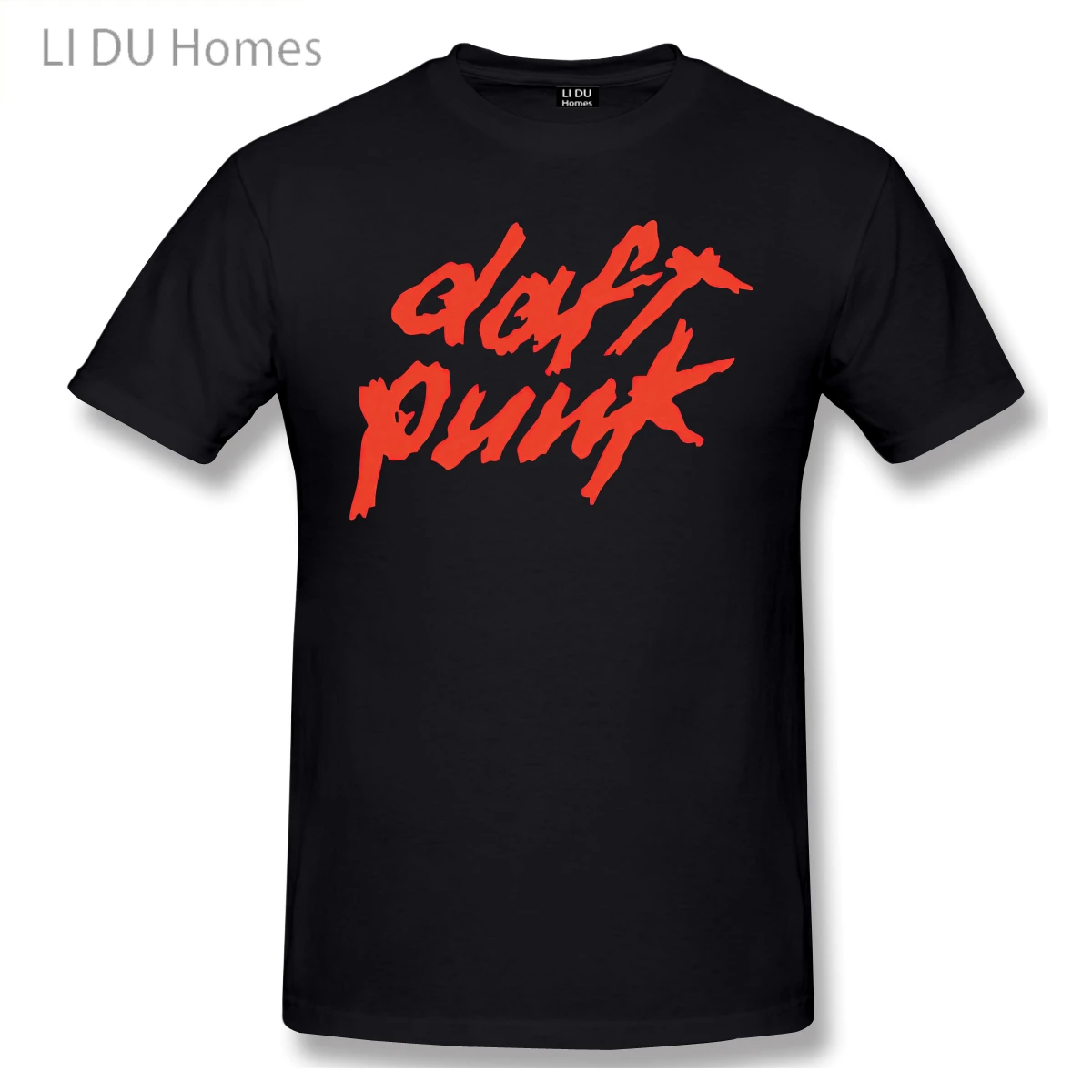 

LIDU Daft Punk T Shirts Women Man's T-shirt Cotton Summer Tshirts Short Sleeve Graphics Tee Tops