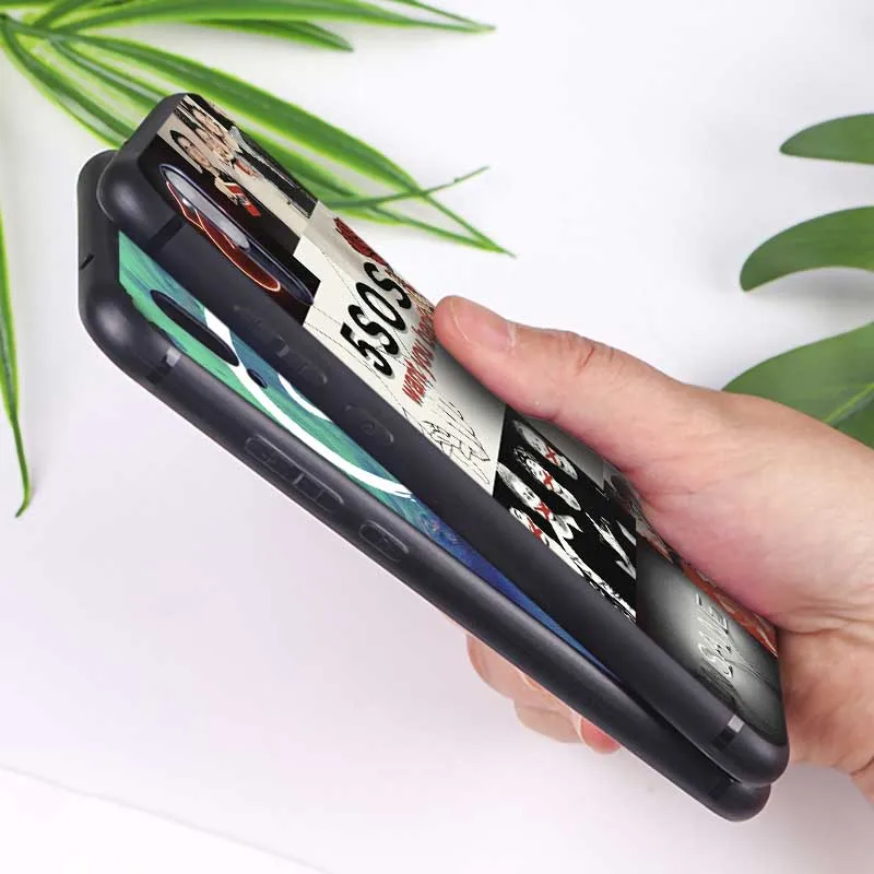 Летние музыкальные 5 sos крышка для Xiaomi Redmi note 7 k20 pro 6 4x 7a прозрачный однотонный