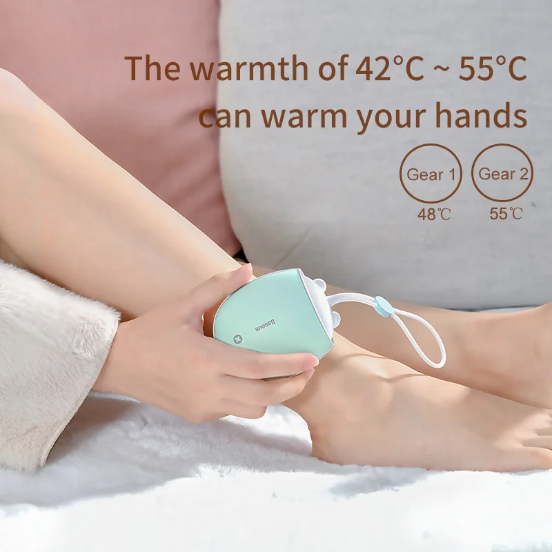 Baseus мини обогреватель портативный ручной подогреватель грелка usb перезаряжаемый