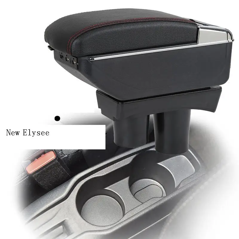 

Reposabrazos Accoudoir De Voiture Accessories Accesorios Coche Interior Arm Rest Car Armrest 2014 2015 2016 FOR Citroen Elysee