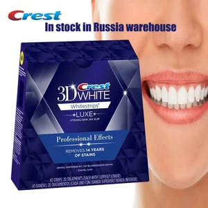 3D Whitestrips Luxe профессиональные эффекты гигиены полости рта Отбеливание зубов Уход за зубами 51020 лечение оригинальные белые полоски