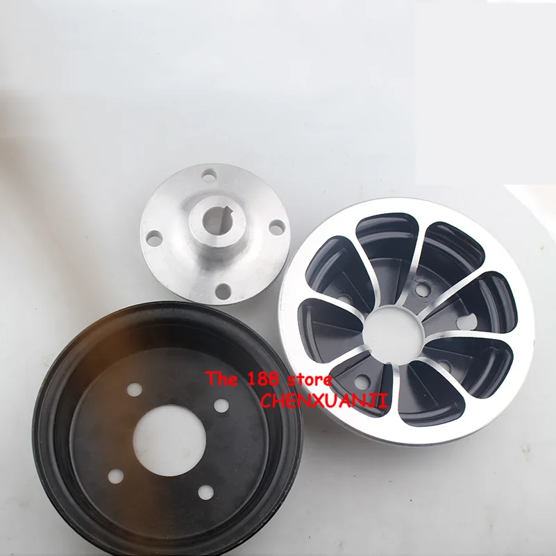 Снегоуборочная оправа 6-дюймовая ступица колеса из алюминиевого сплава подходит