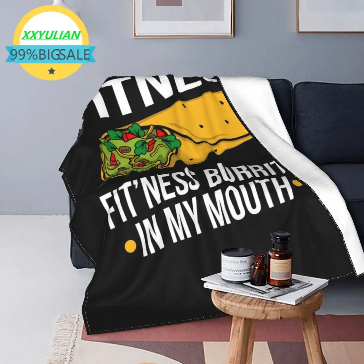 

Одеяло для занятий фитнесом National Burrito, флисовое текстильное хрустящее тонкое мучное портативное супермягкое покрывало для спальни
