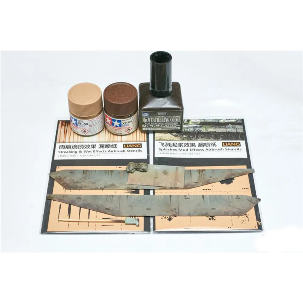 Бумага-распылитель для разбрызгивания грязи и мокрого эффекта трафареты