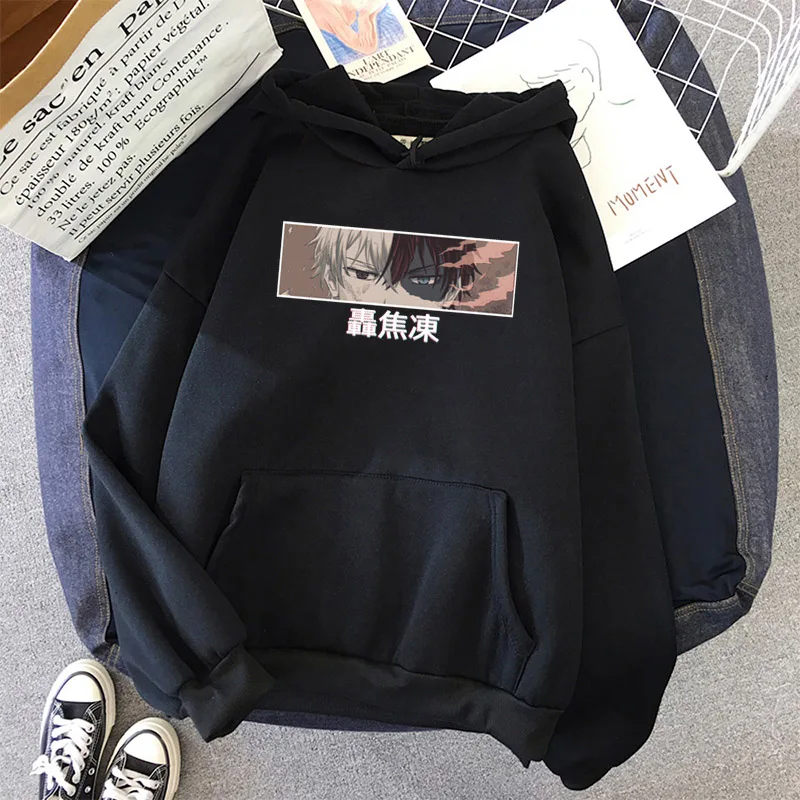 

My Hero Academia Men Female Hoodies Autumn Casual Pullover Sweats Hoodie Fashion Sweatshirts Japan Anime Hip Hop Sweatshirt Clot