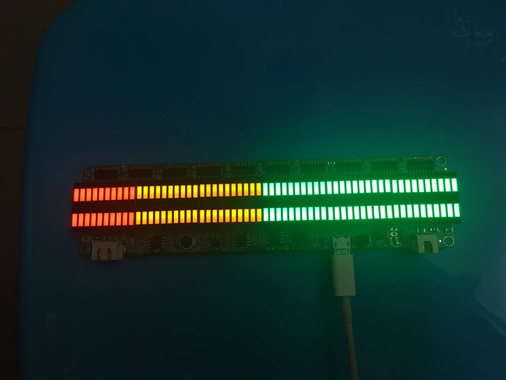 Dykb двойной 60 бит Голосовое управление стерео музыкальный ритм уровень спектра