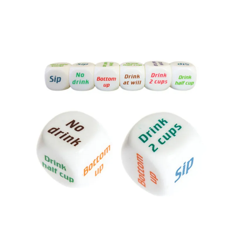 1 шт. набор игральных костей винные кости друзья ужин Веселые креативные