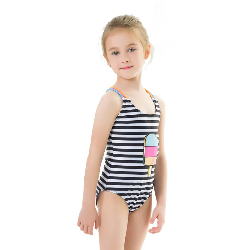 ARLONEET детское бикини в полоску с фруктовым принтом для маленьких девочек пляжные