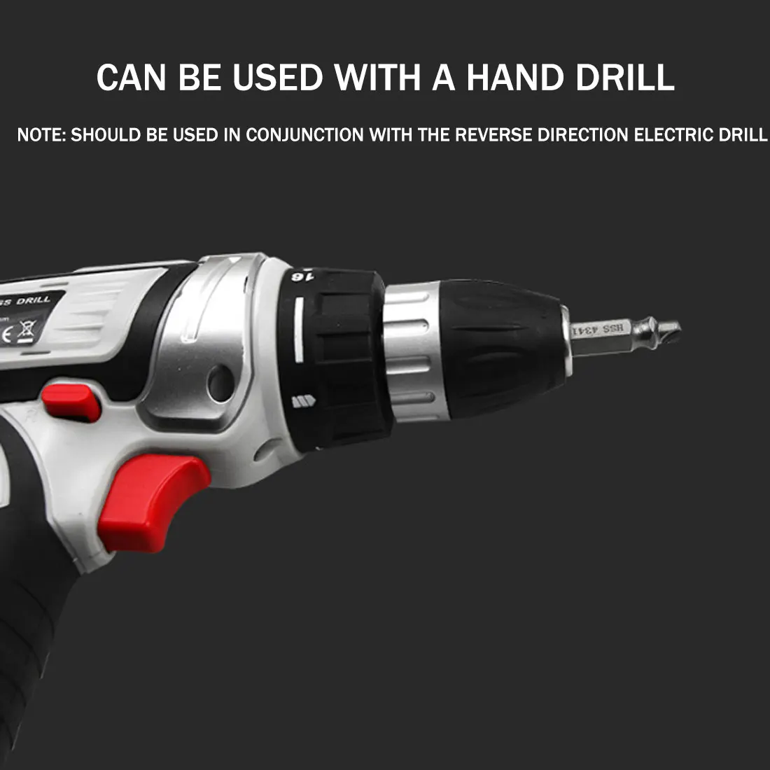 

5pcs Damaged Screw Extractor Drill Bit Guide Broken Speed Out Bolt Stud Stripped Screw Remover Tool HSS for Screw/Water Pipe