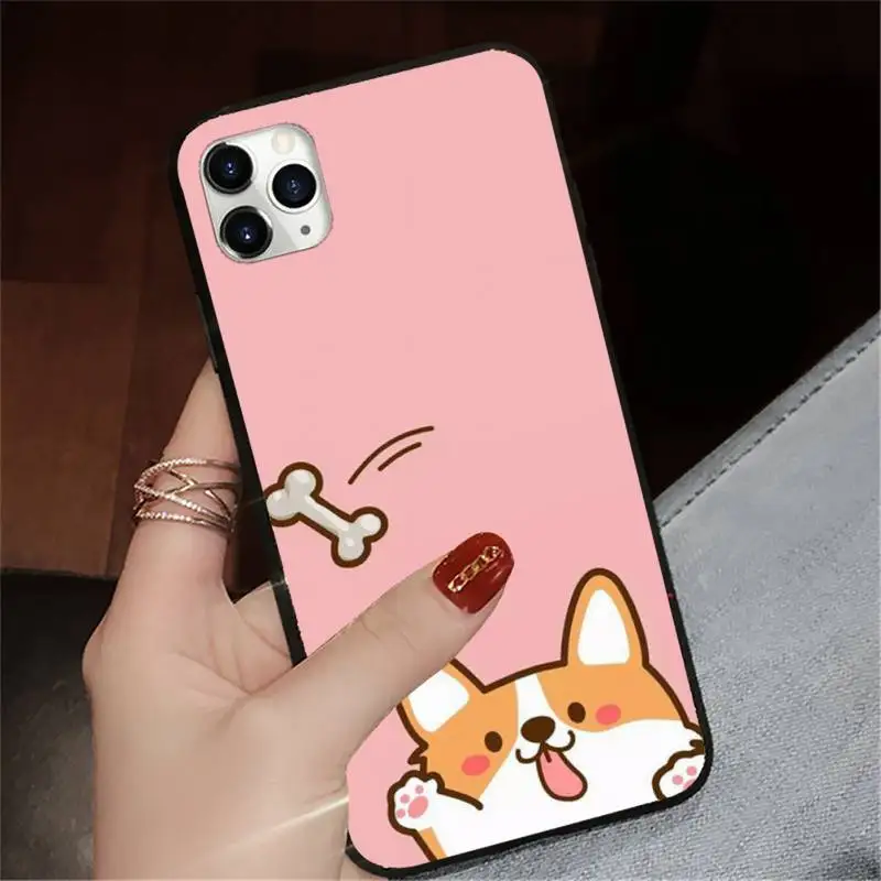 

Fashion Cute Cartoon Shiba Inu Dog Phone Case for iPhone 11 12 pro XS MAX 8 7 6 6S Plus X 5S SE 2020 XR