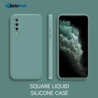 actutech square liquid silicone case for xiaomi mi 6 8 9 se pro lite camera protective cute phone capa mi6 mi8 mi9 8se 9se a2 6x
