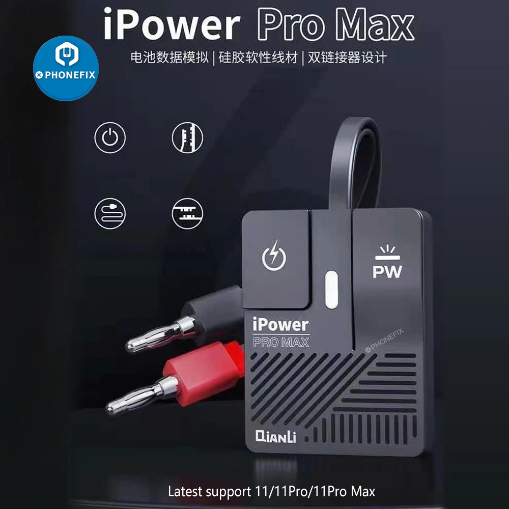 

QIANLI IPower PRO MAX NEW Test Cable DC Supply Power Control Wire test line for iPhone 11 XS MAX X 8G 8P X 7G 7P 6S 6SP 6G 6P