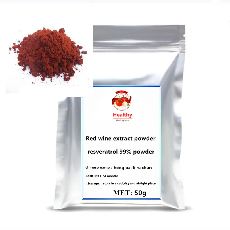 Высококачественный 99% порошок ресвератрола экстракта красного вина с