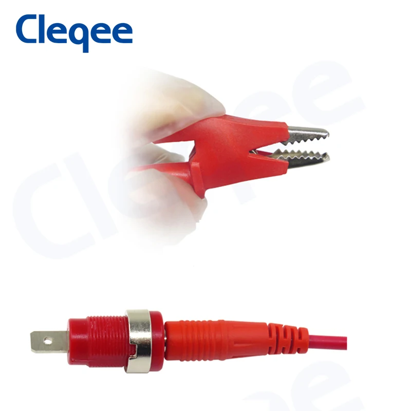 Штекер типа банан для изоляции зажим крокодил мультиметр медный электрокабель