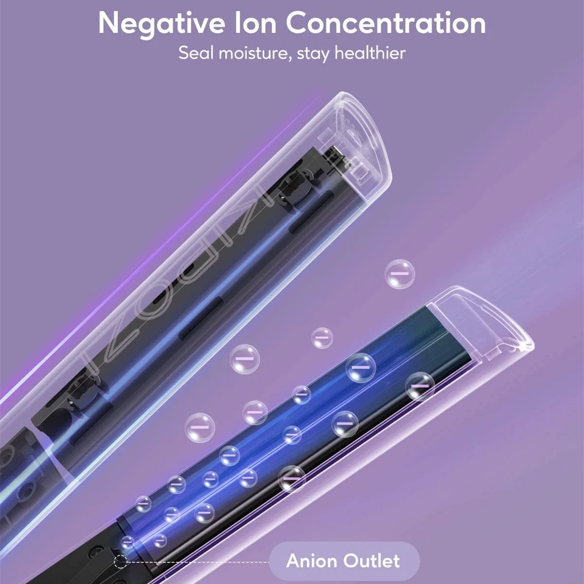 Плоский утюжок KIPOZI 2 в 1 с мгновенным нагревом регулируемая температура