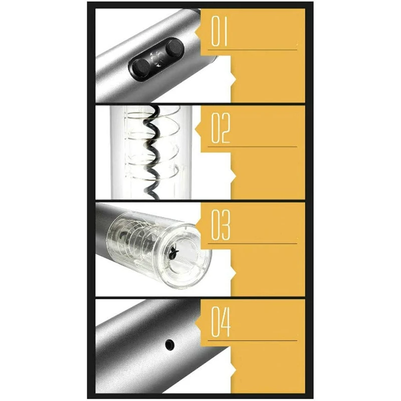 

Professional ABS Electric Wine Opener Heavy Duty Electric Wine Bottle Opener Automatic Wine Opener